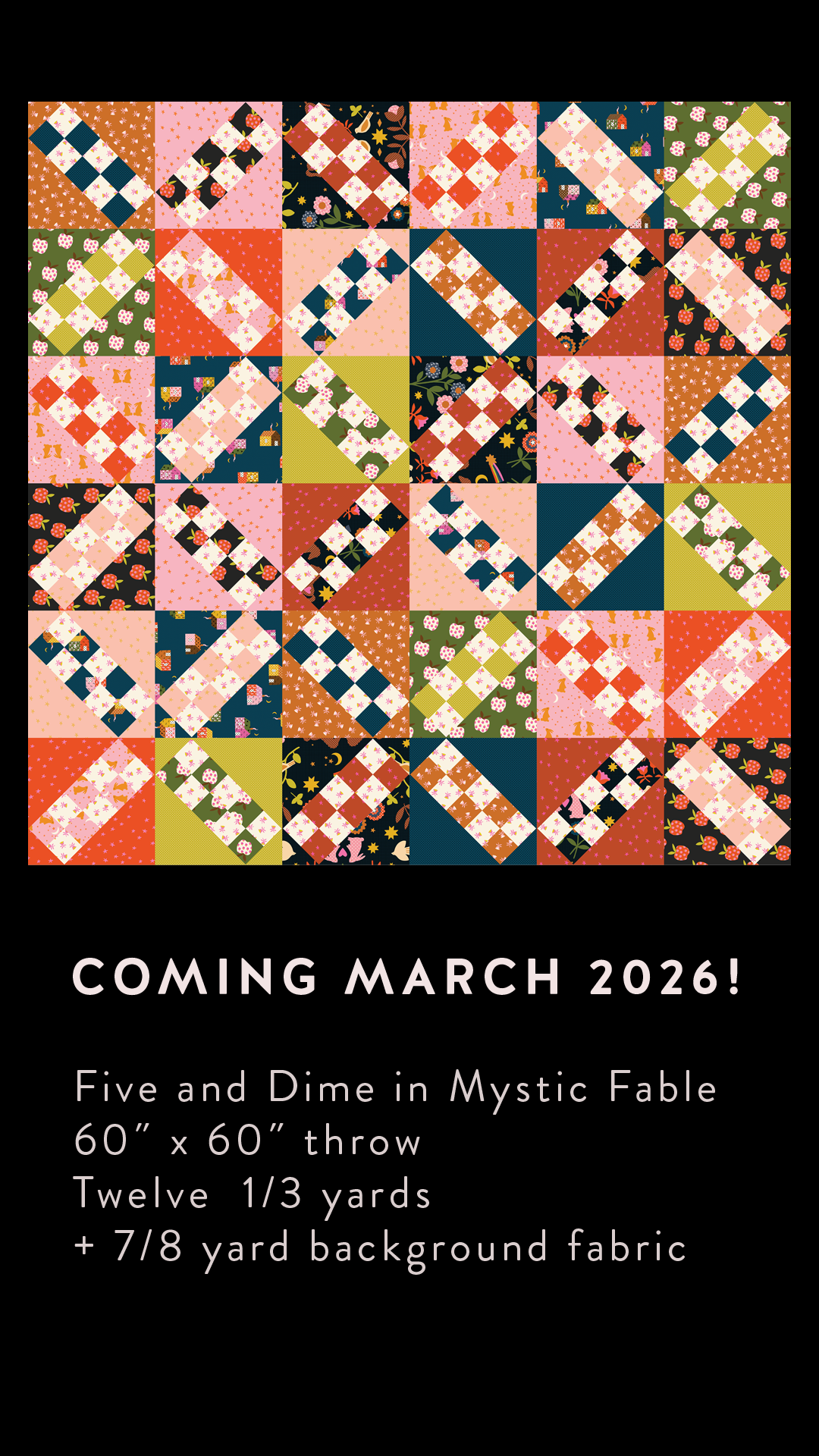 Five and Dime Quilt Pattern - PDF