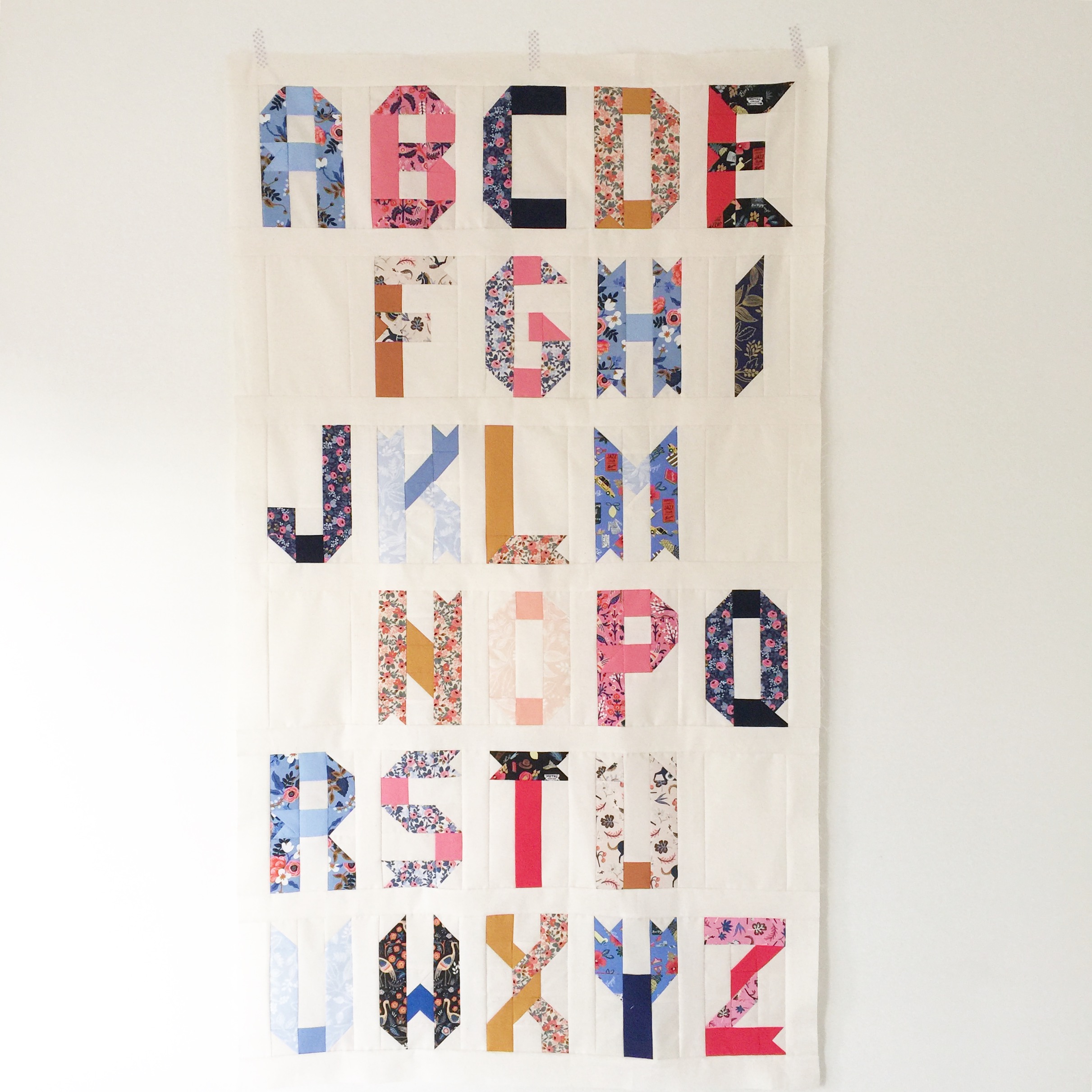 Alphabet Quilt Pattern From ABC To Z Patch Dot