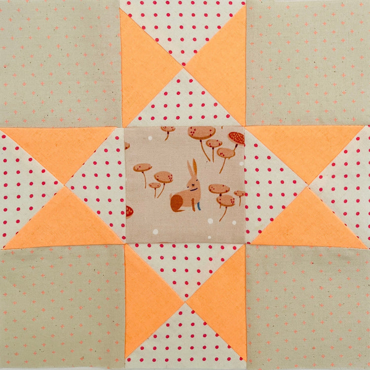Ohio Star Quilt Block Tutorial – patch and dot