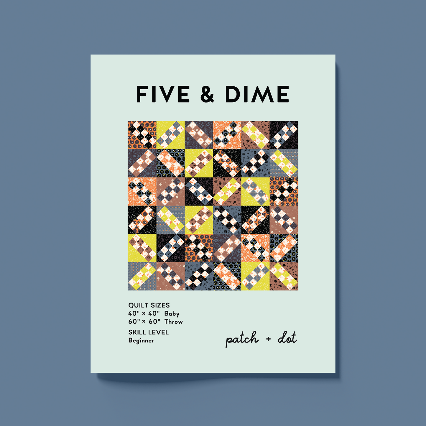 PRINTED Five and Dime Quilt Pattern