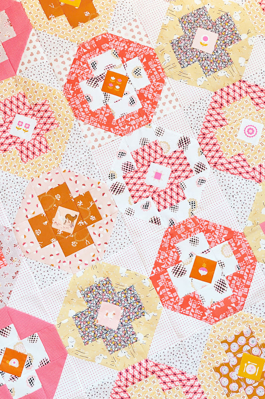 Churn Dot Quilt Pattern - PDF