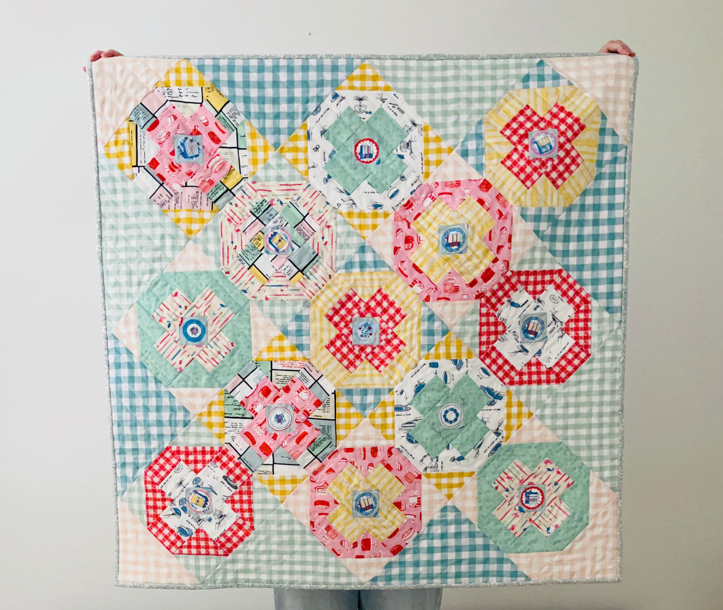 PRINTED Churn Dot Quilt Pattern