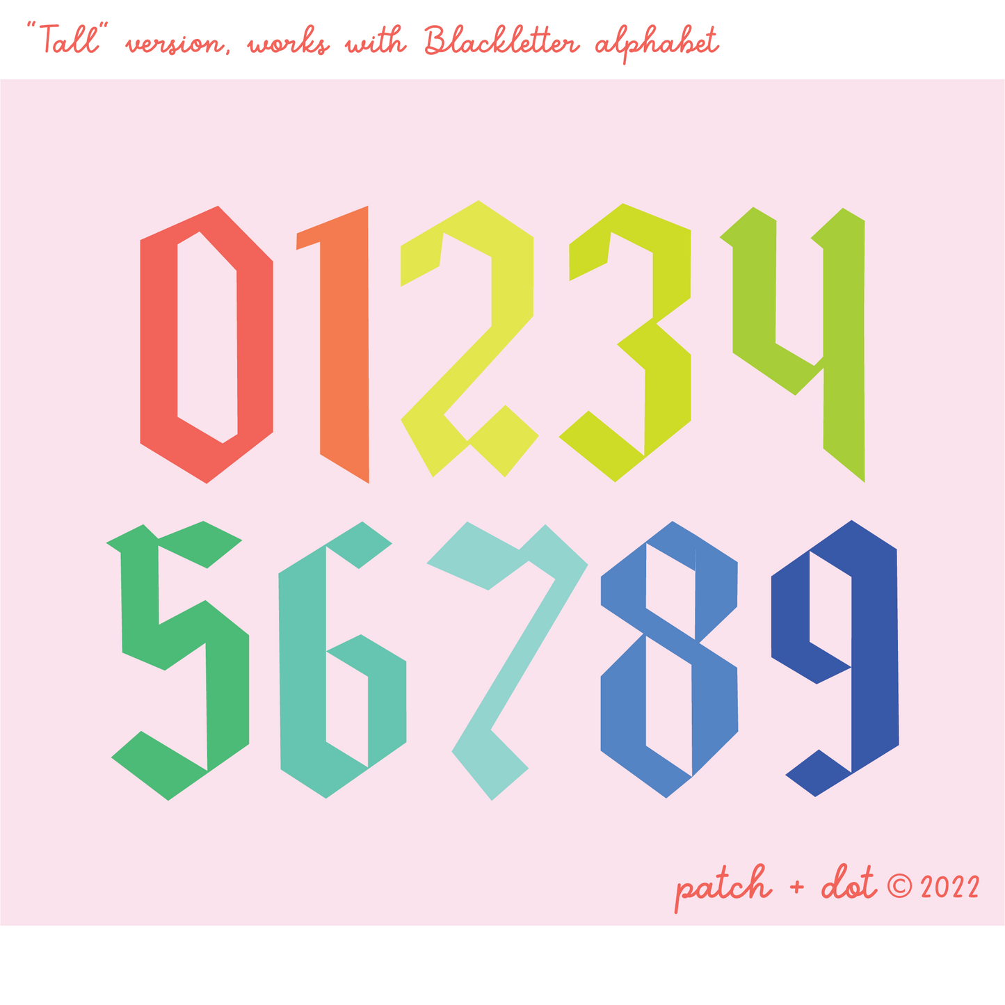 Blackletter & Varsity Alphabet Quilt Pattern Bundle – Uppercase, Lowercase, Numbers, & Varsity Letters – FPP PDF
