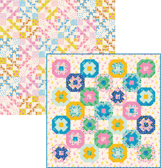 Quilt Pattern Bundle - Churn Dot and Sugarcubes PDF