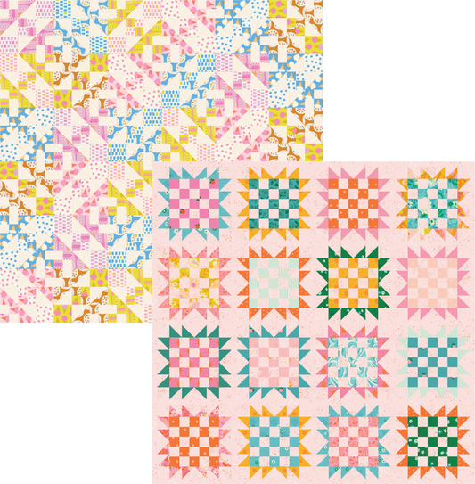 Quilt Pattern Bundle - Sunflower Patch and Sugarcubes PDF