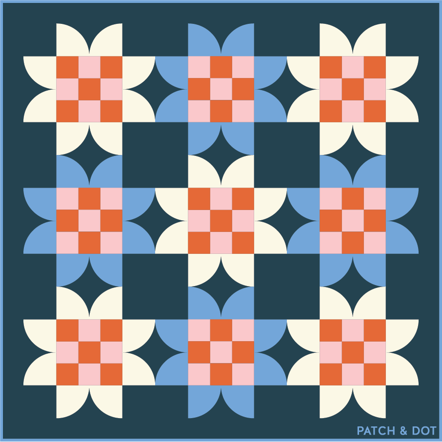 Rosehall Quilt Pattern - PDF