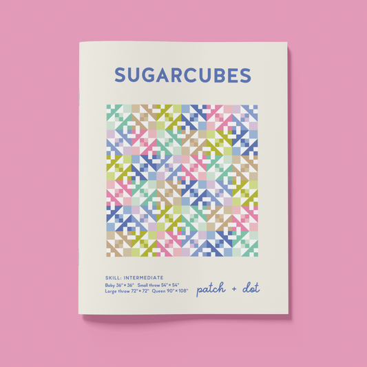 PRINTED Sugarcubes Quilt Pattern