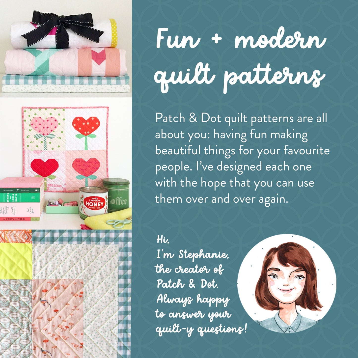 FPP Numbers Quilt Block Pattern - PDF