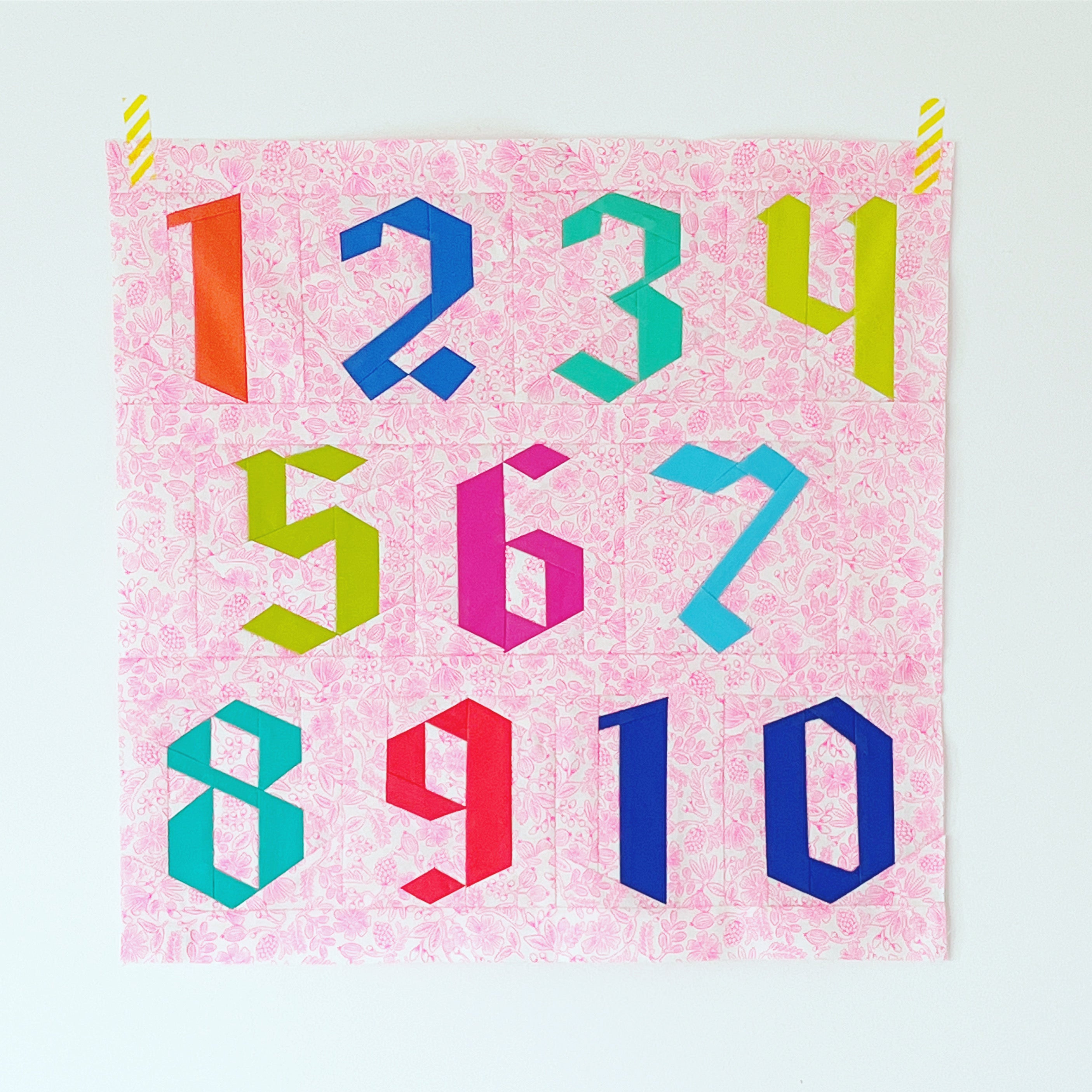FPP Numbers Quilt Block Pattern - PDF – patch and dot