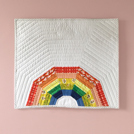 rainbow mini quilt pattern