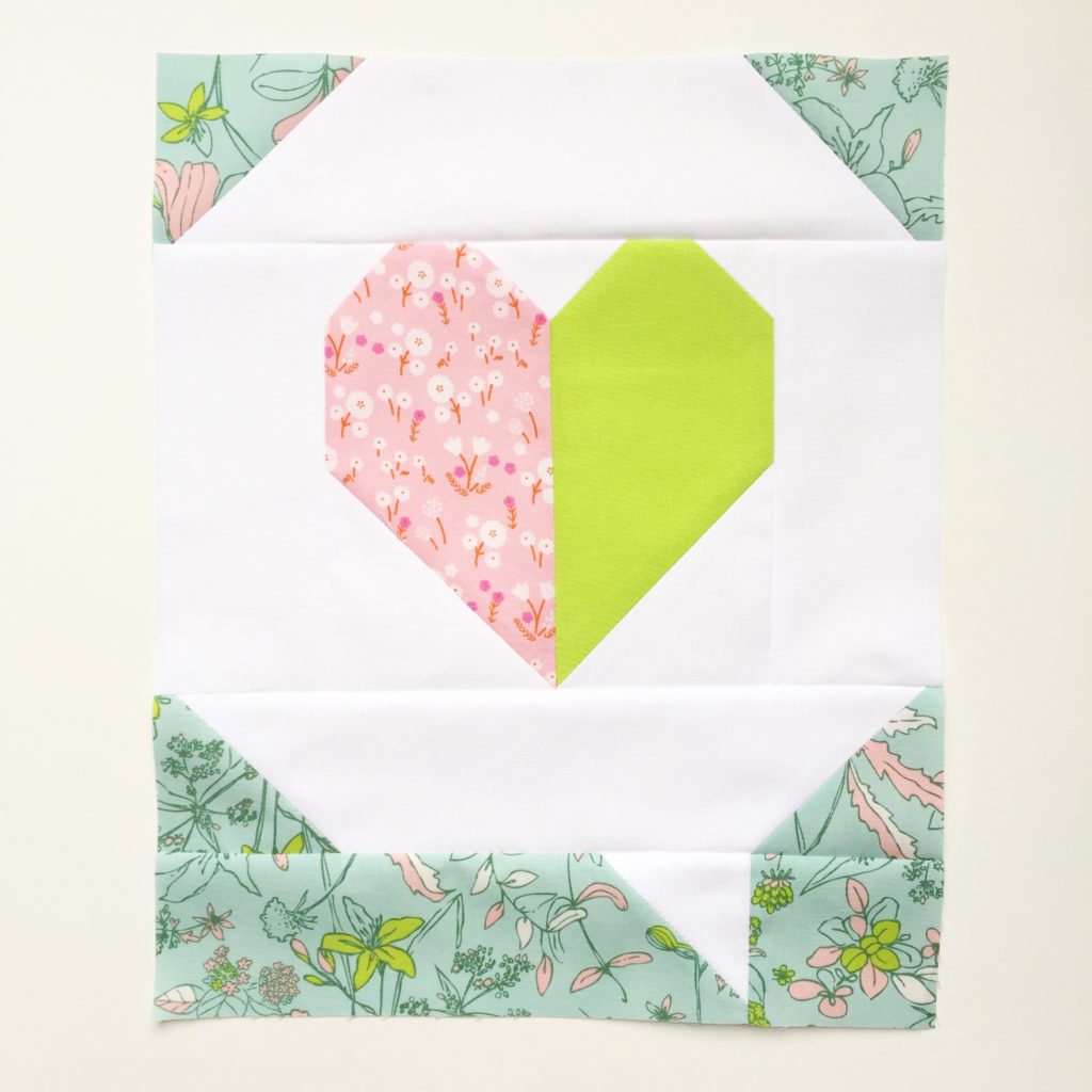 Heart Quilt Block Pattern