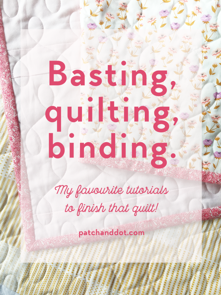 Quilting binding and basting