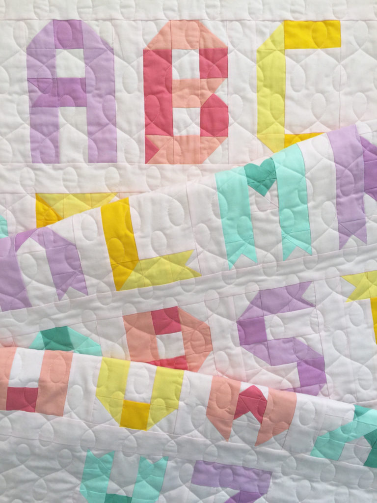 Alphabet quilt blocks ... ribbon letter edition ⋆ Patch + Dot