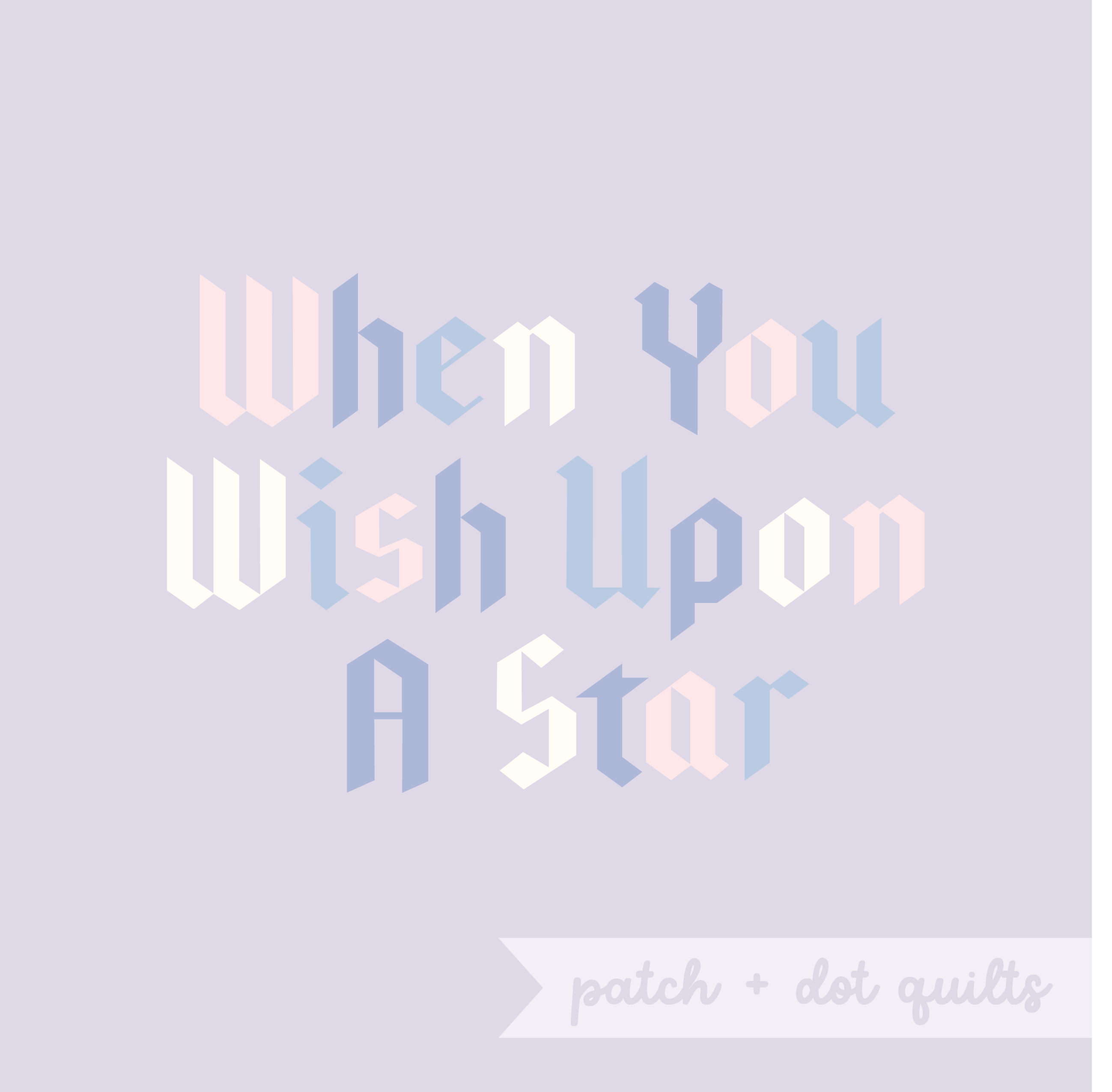 When You Wish Upon a Star quilt