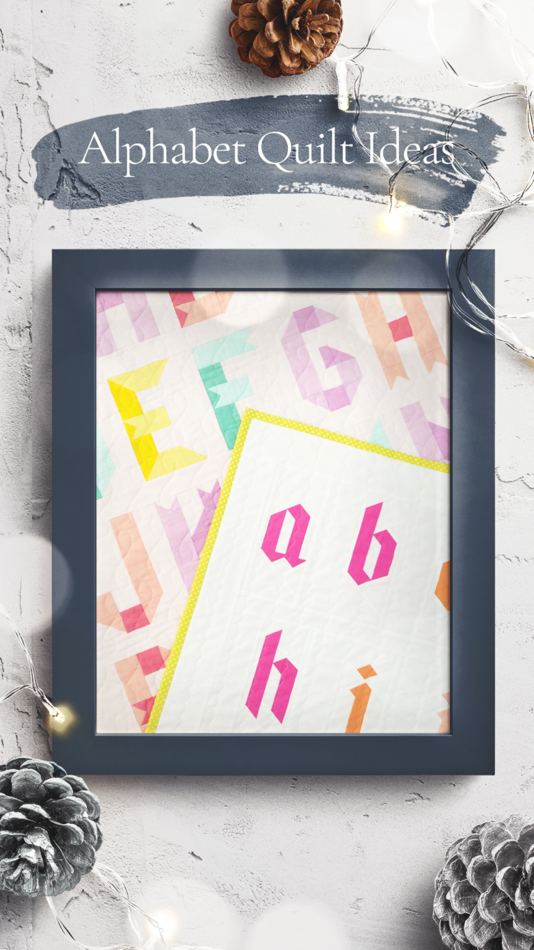 15 ways to use alphabet quilt blocks Patch + Dot