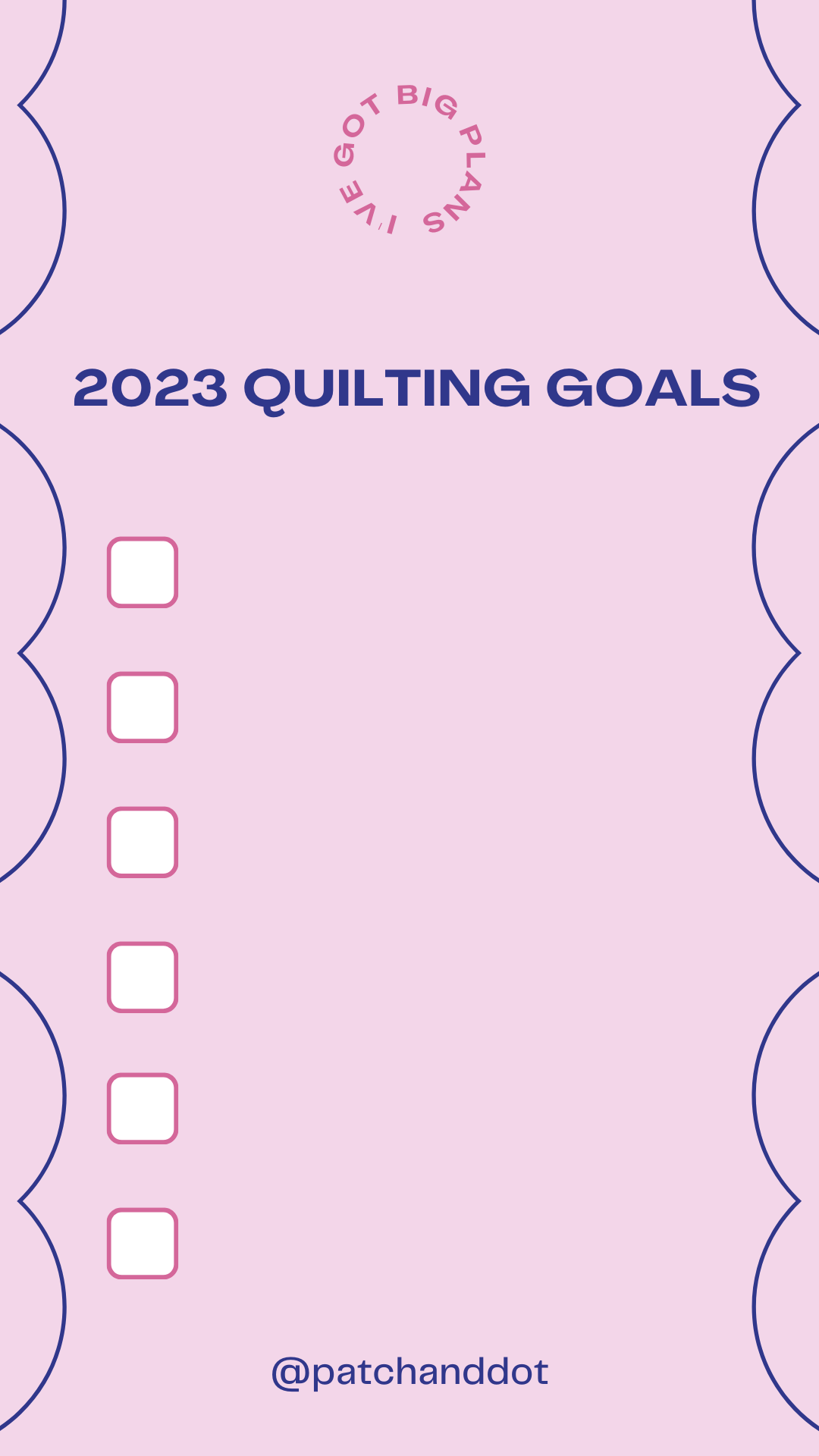 2023 Sewing Goals