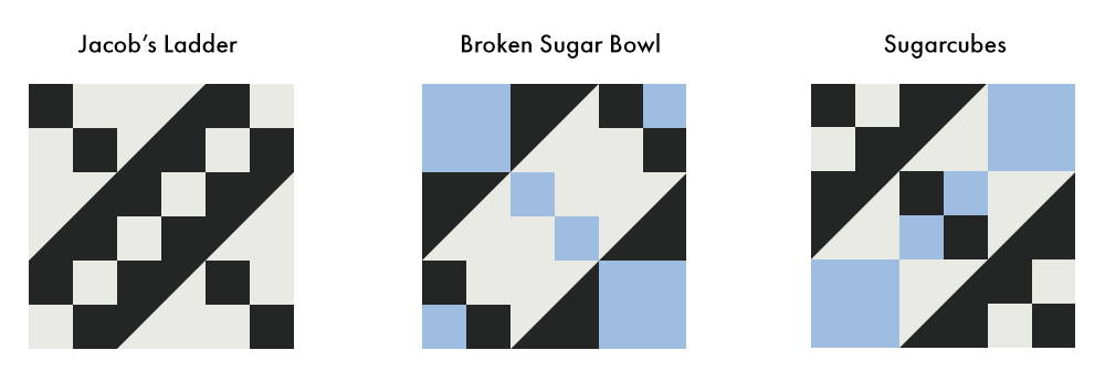 Broken Sugar Bowl quilt block