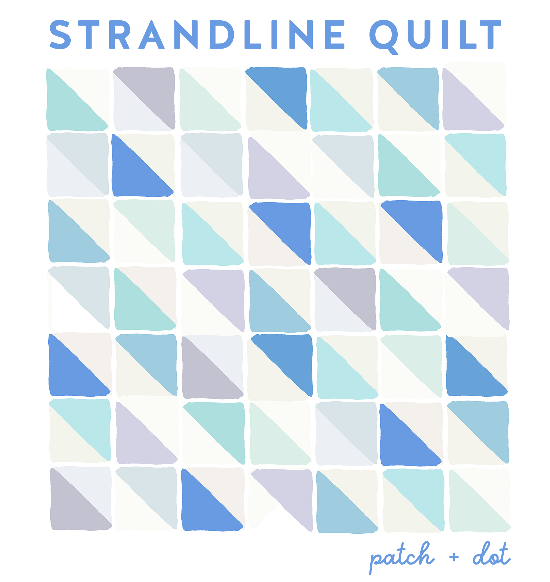 Strandline simple HST quilt pattern