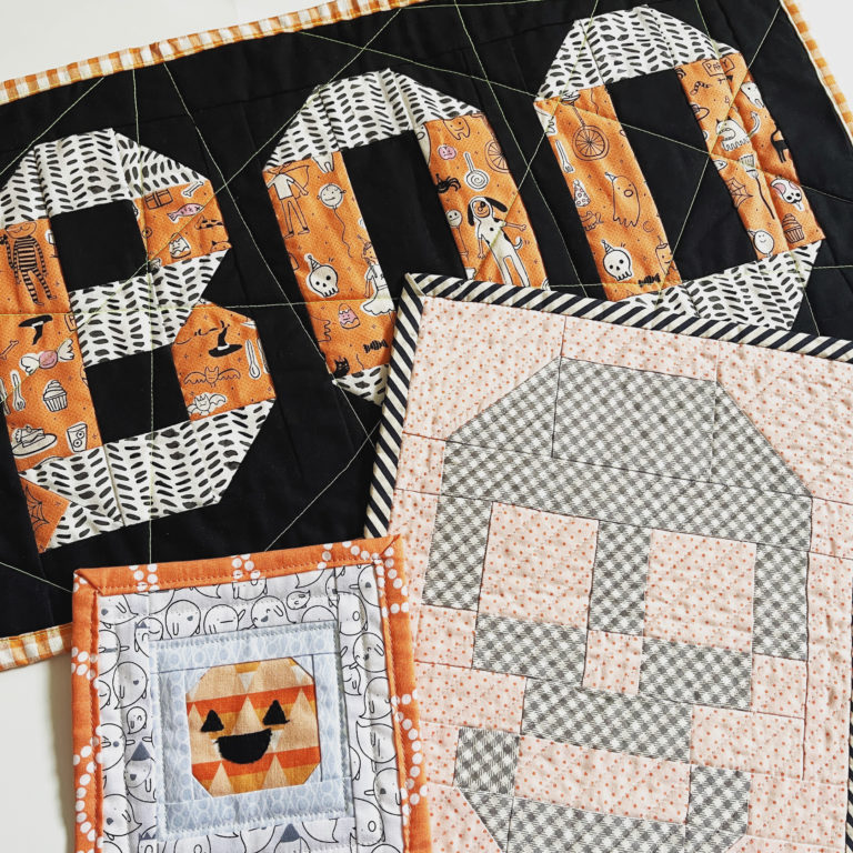 Spooky September Sew Along Quilt Blocks – Patch + Dot