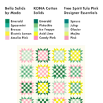 Sunflower Patch Quilt palette